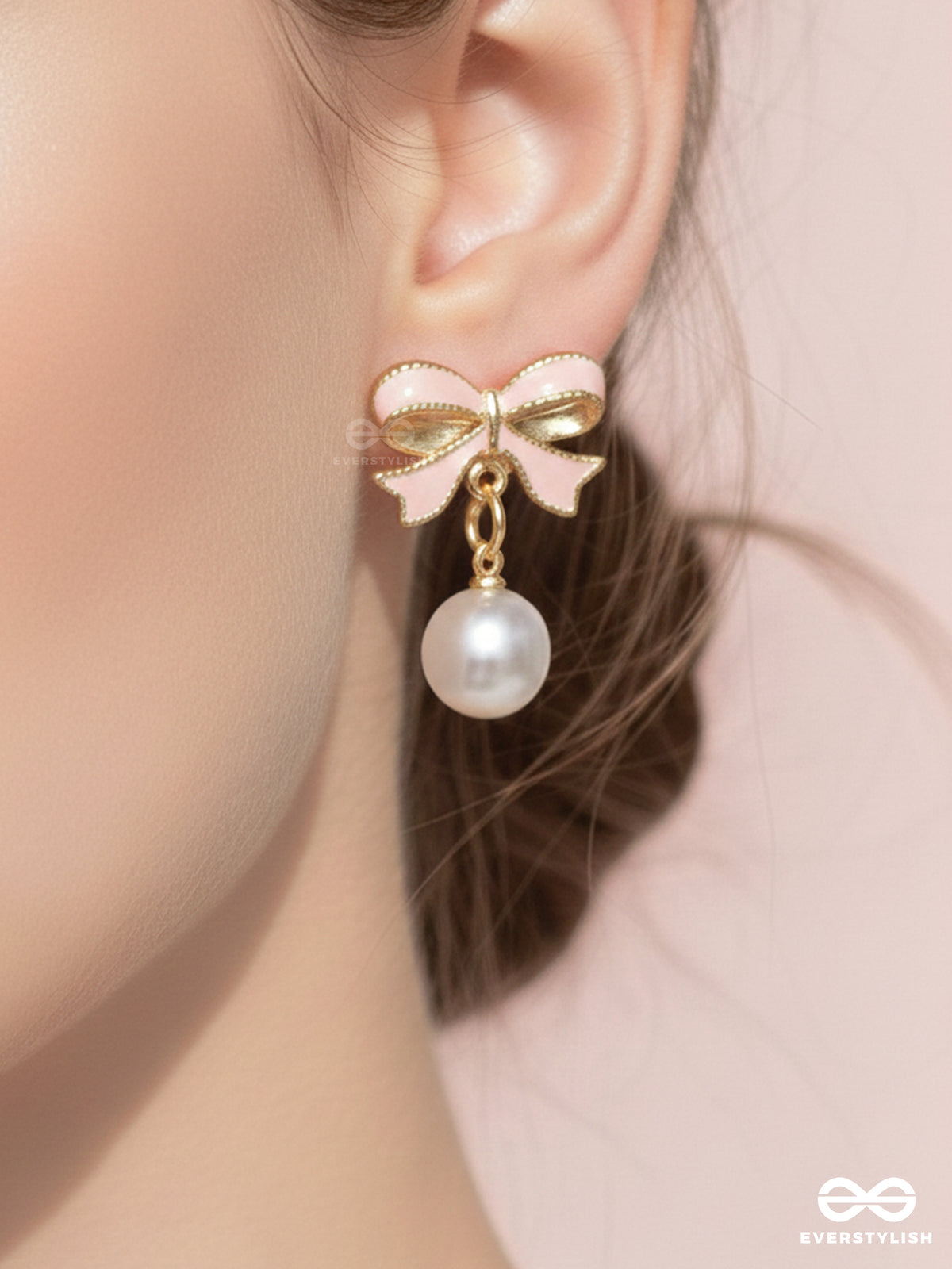 Bowberry - Pearl Drop Earrings