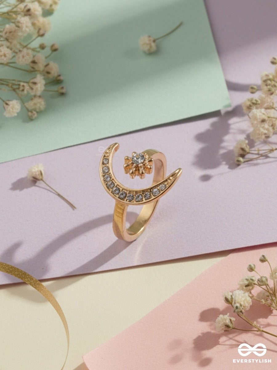 Moonkissed Star - Celestial Statement Ring