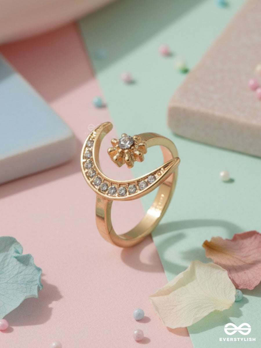 Moonkissed Star - Celestial Statement Ring