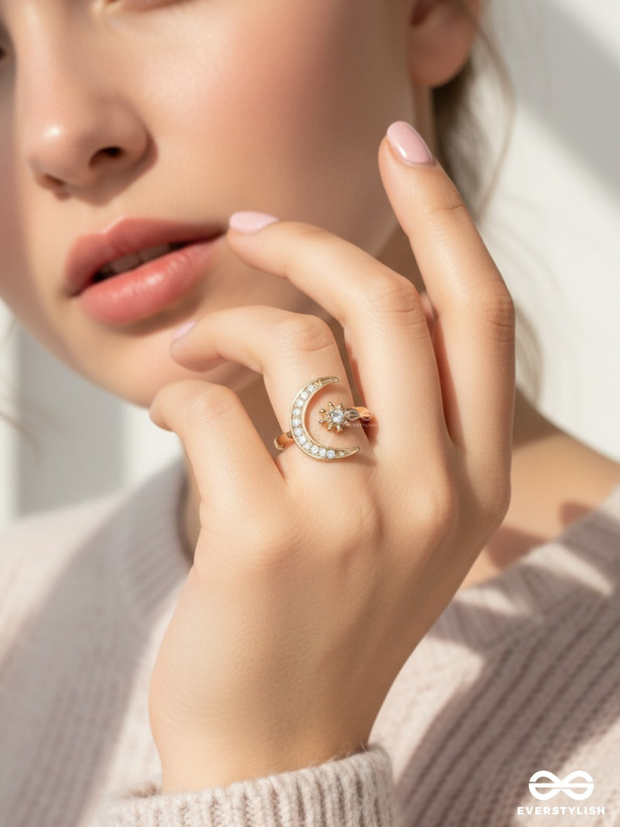 Moonkissed Star - Celestial Statement Ring