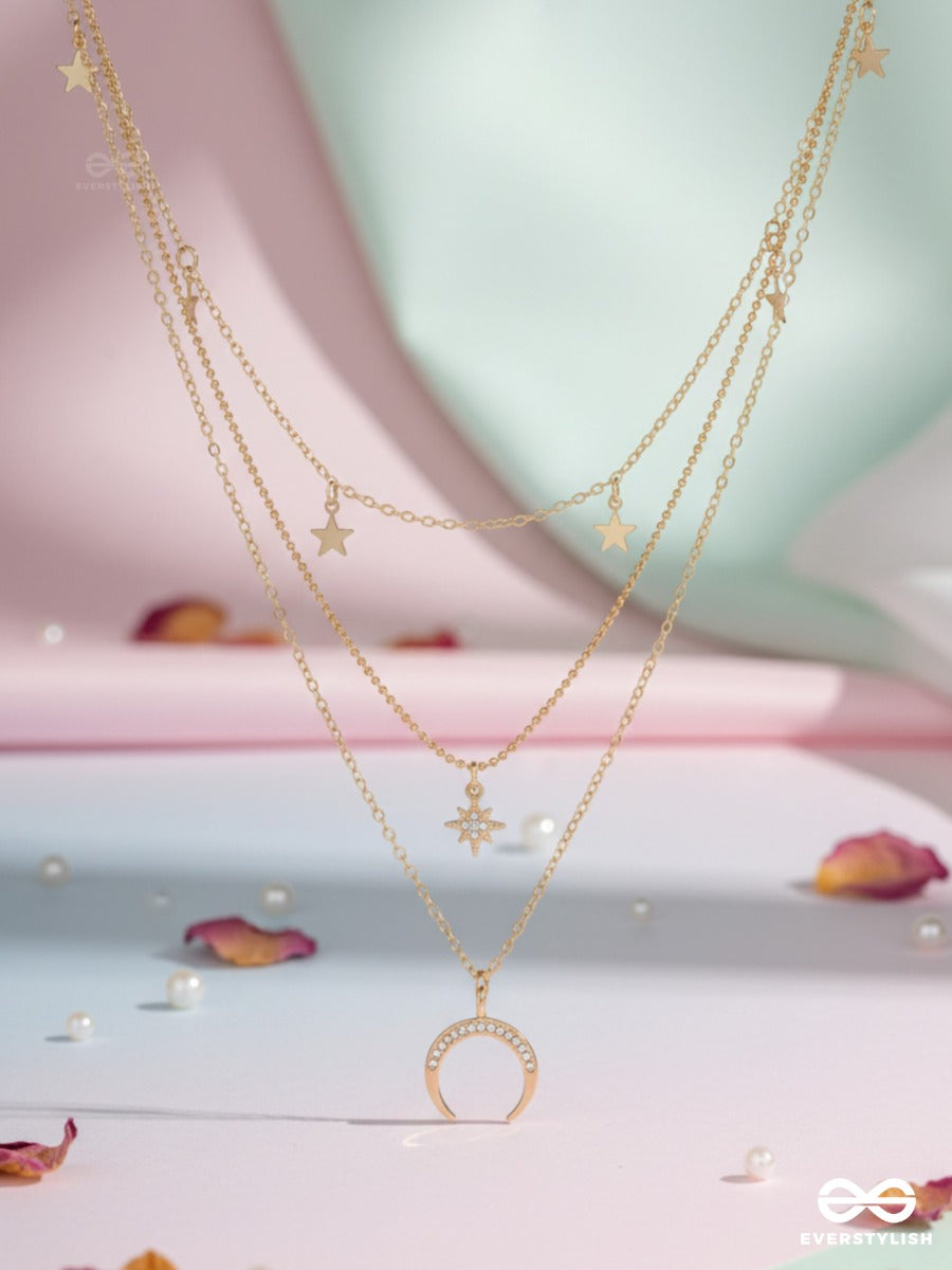 Twinkle Trail - Gold Layered Necklace
