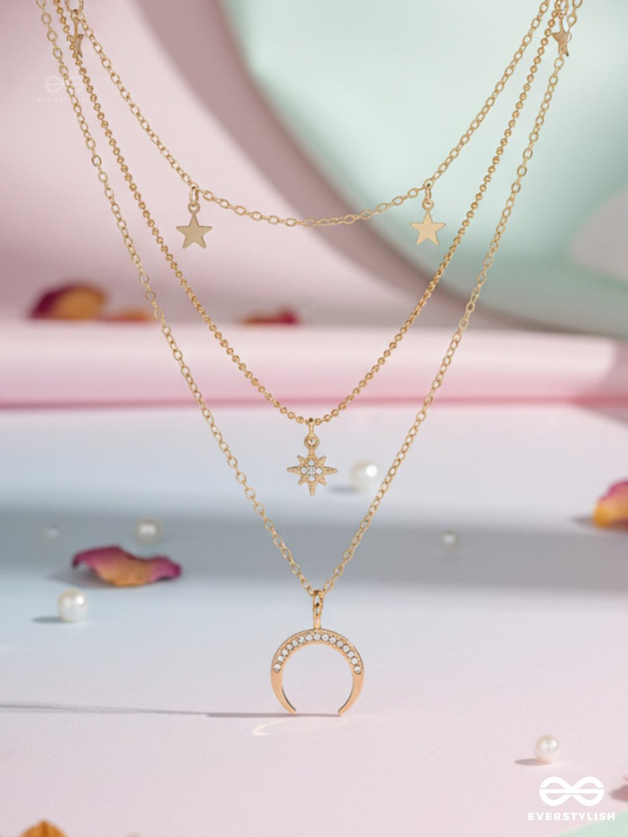Twinkle Trail - Gold Layered Necklace