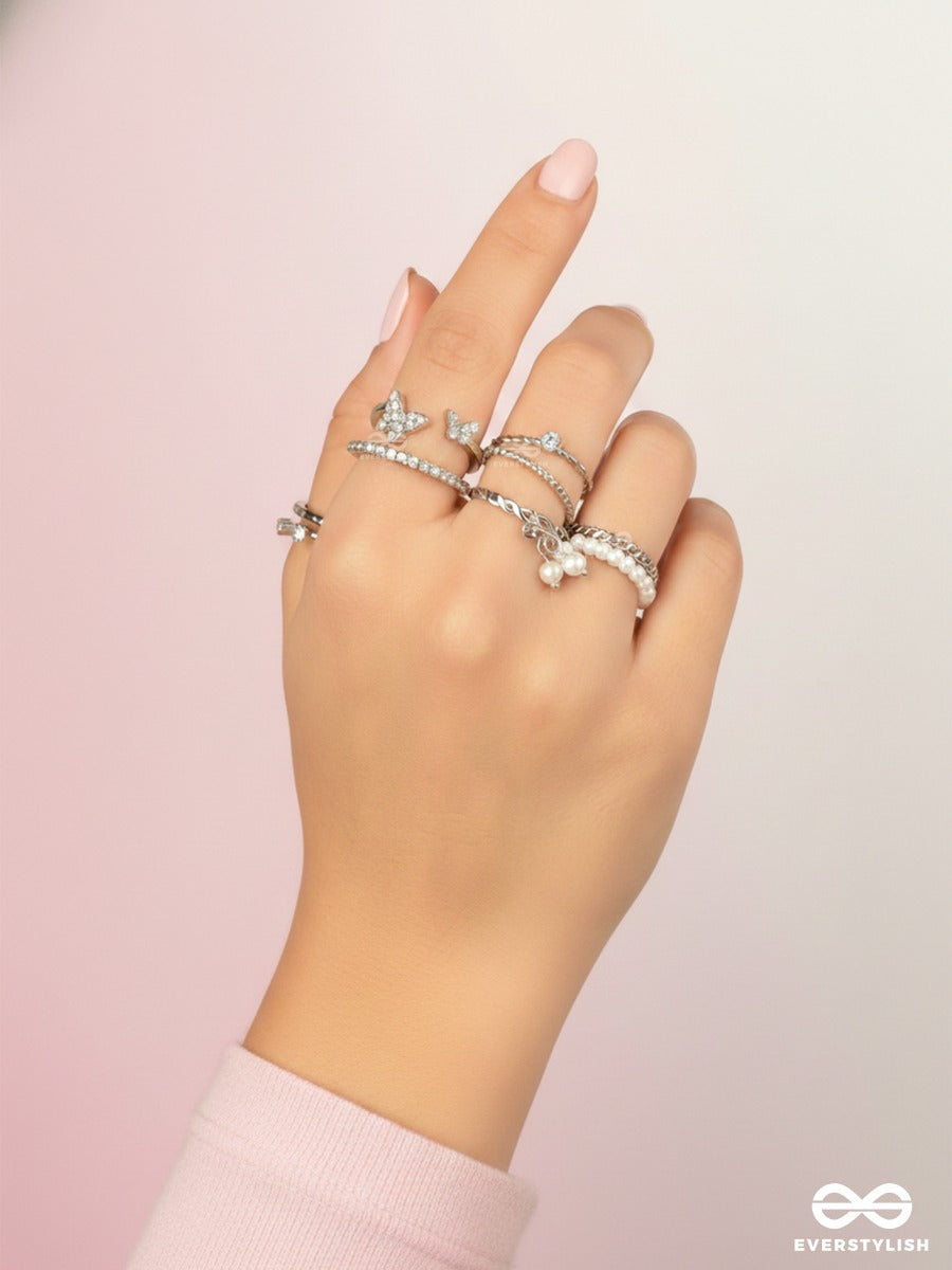 Lumina Loop - Minimal Ring Stack Set