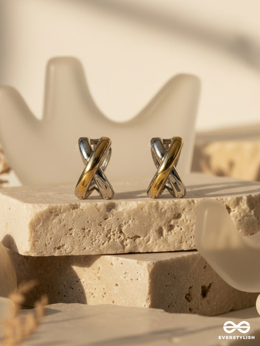 Crossover - Mixed Metal Hoops