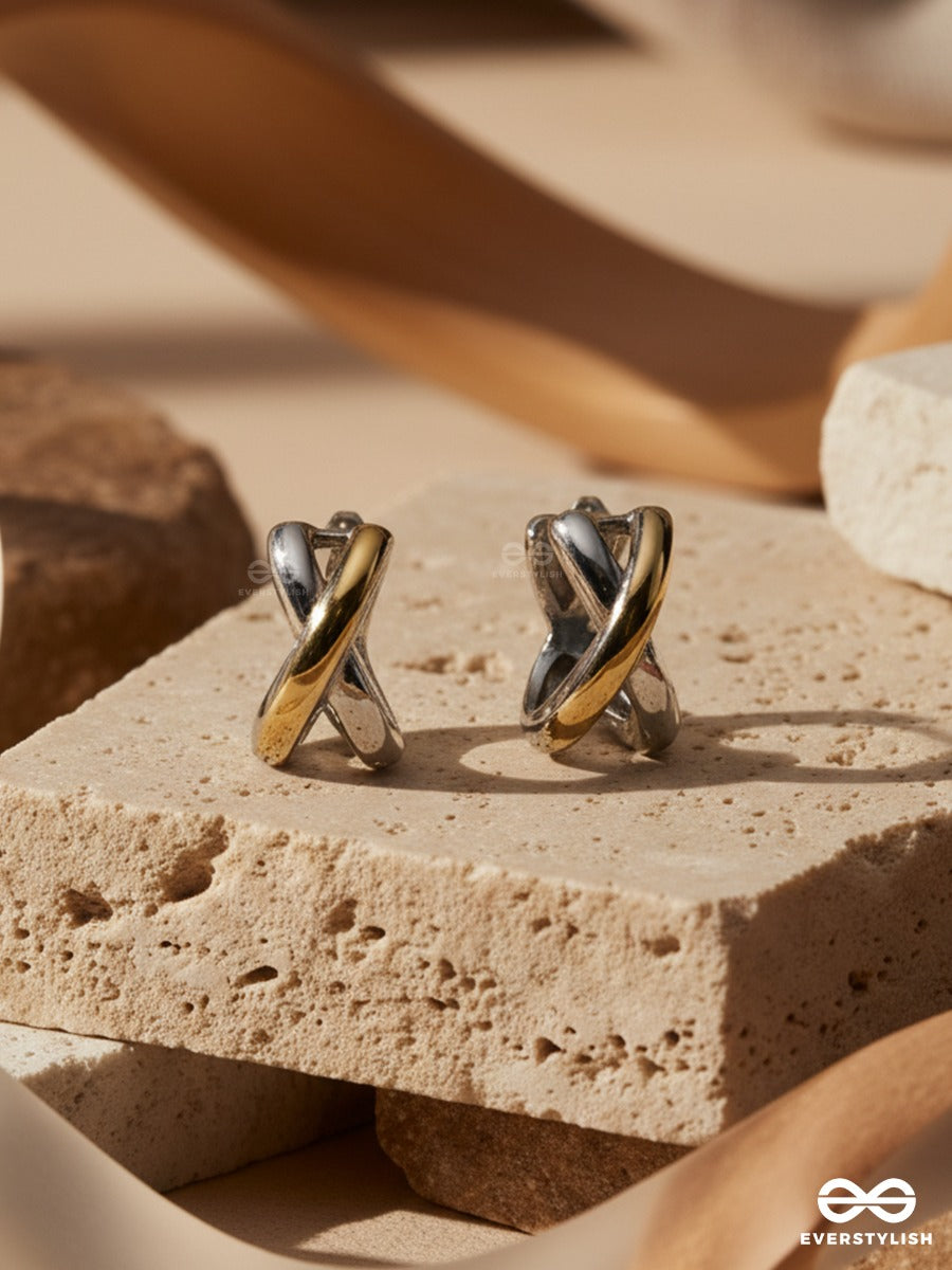 Crossover - Mixed Metal Hoops