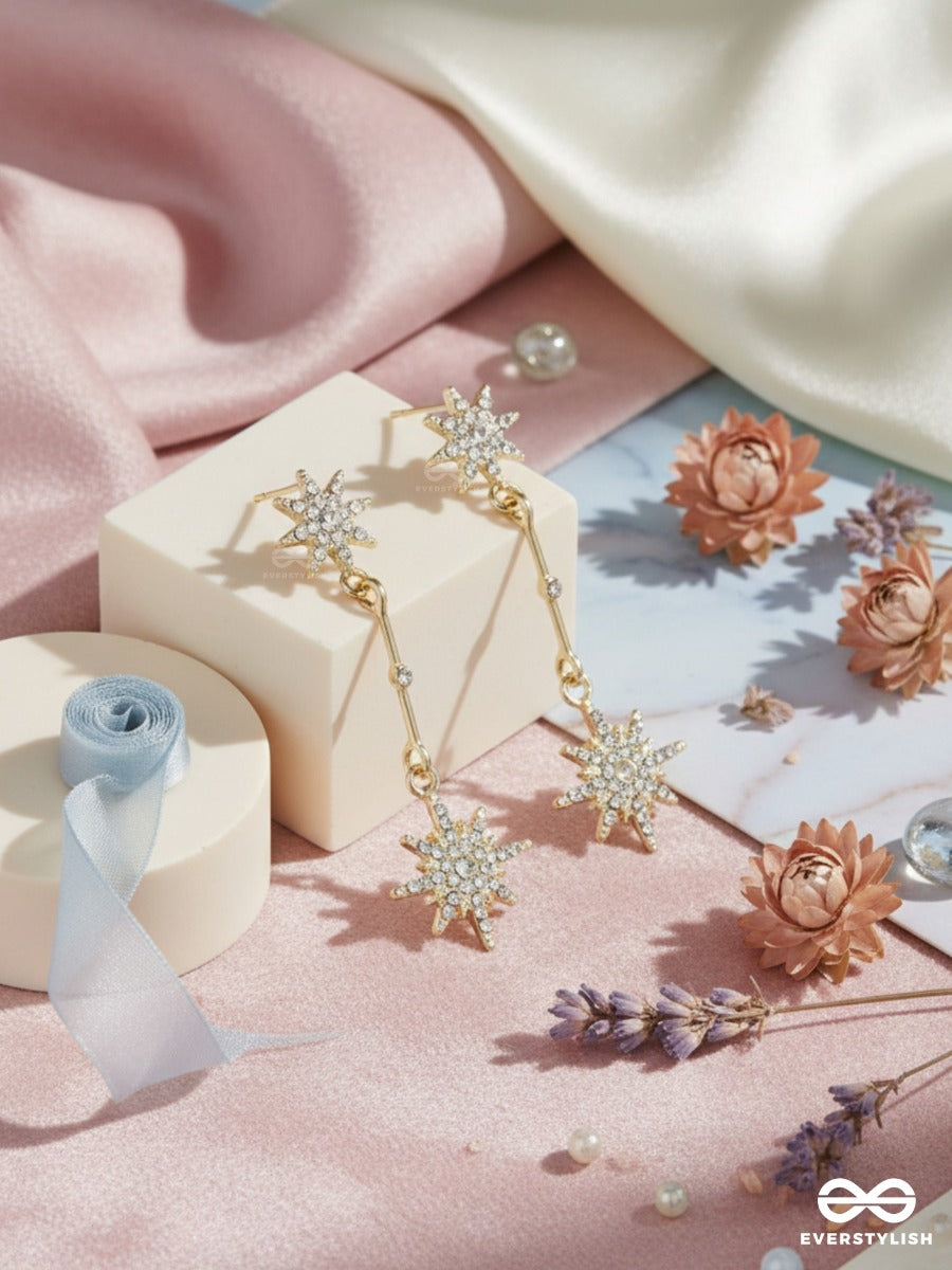 Make A Wish - Star Drop Earrings