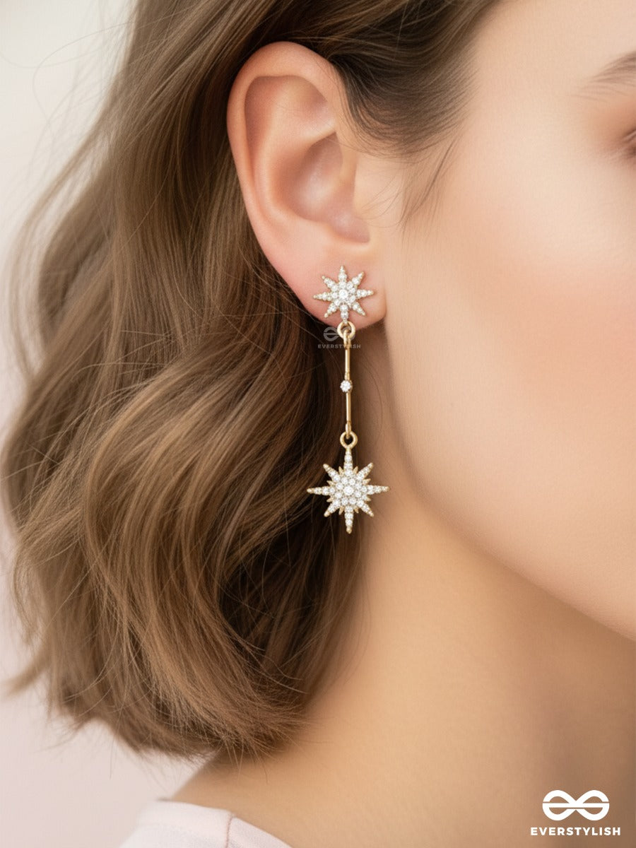 Make A Wish - Star Drop Earrings
