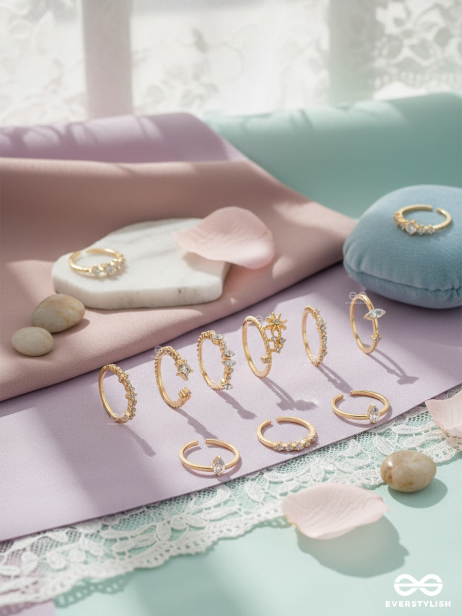 Mini Shine Club - Statement Ring Set