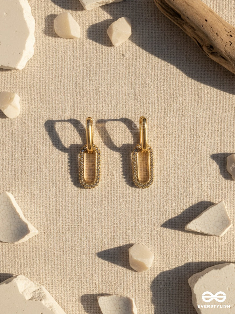 Spark Snap - Stacked Drop Hoops