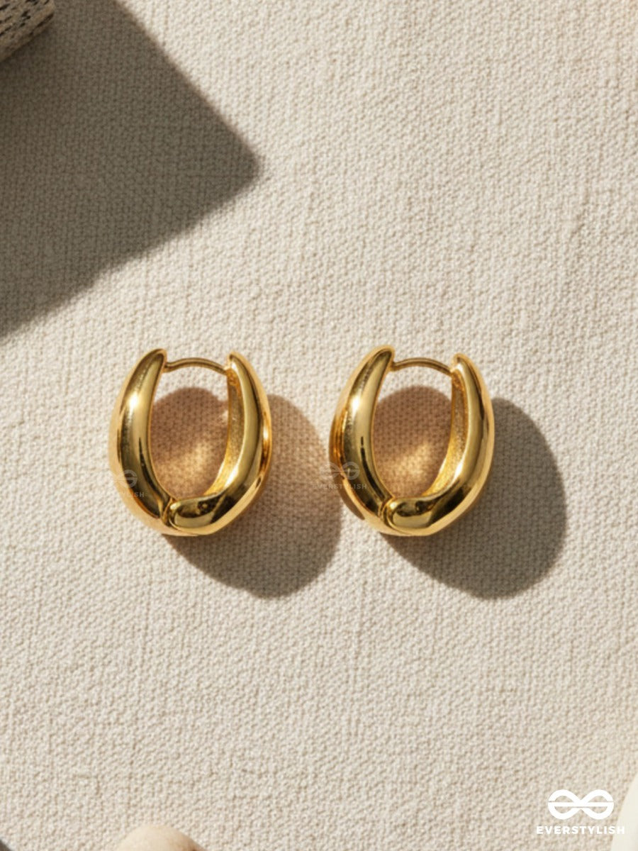 Butter Gloss - Smooth Hoop Earrings