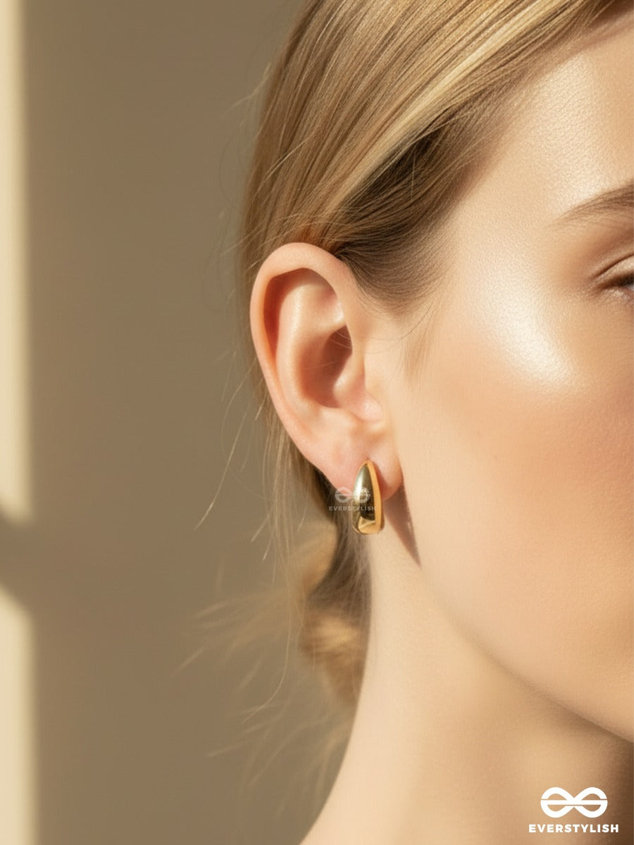 Butter Gloss - Smooth Hoop Earrings