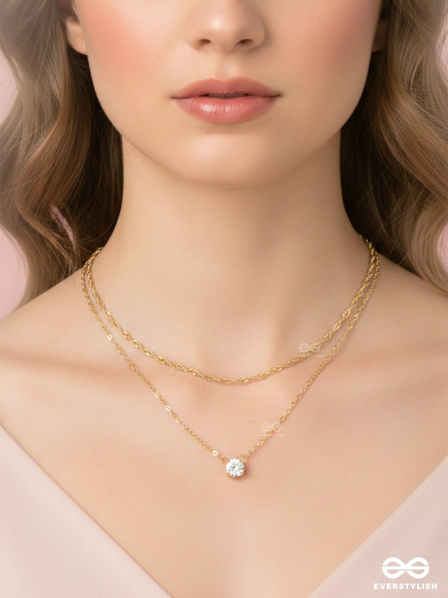 Featherlight - Double Strand Layered Necklace