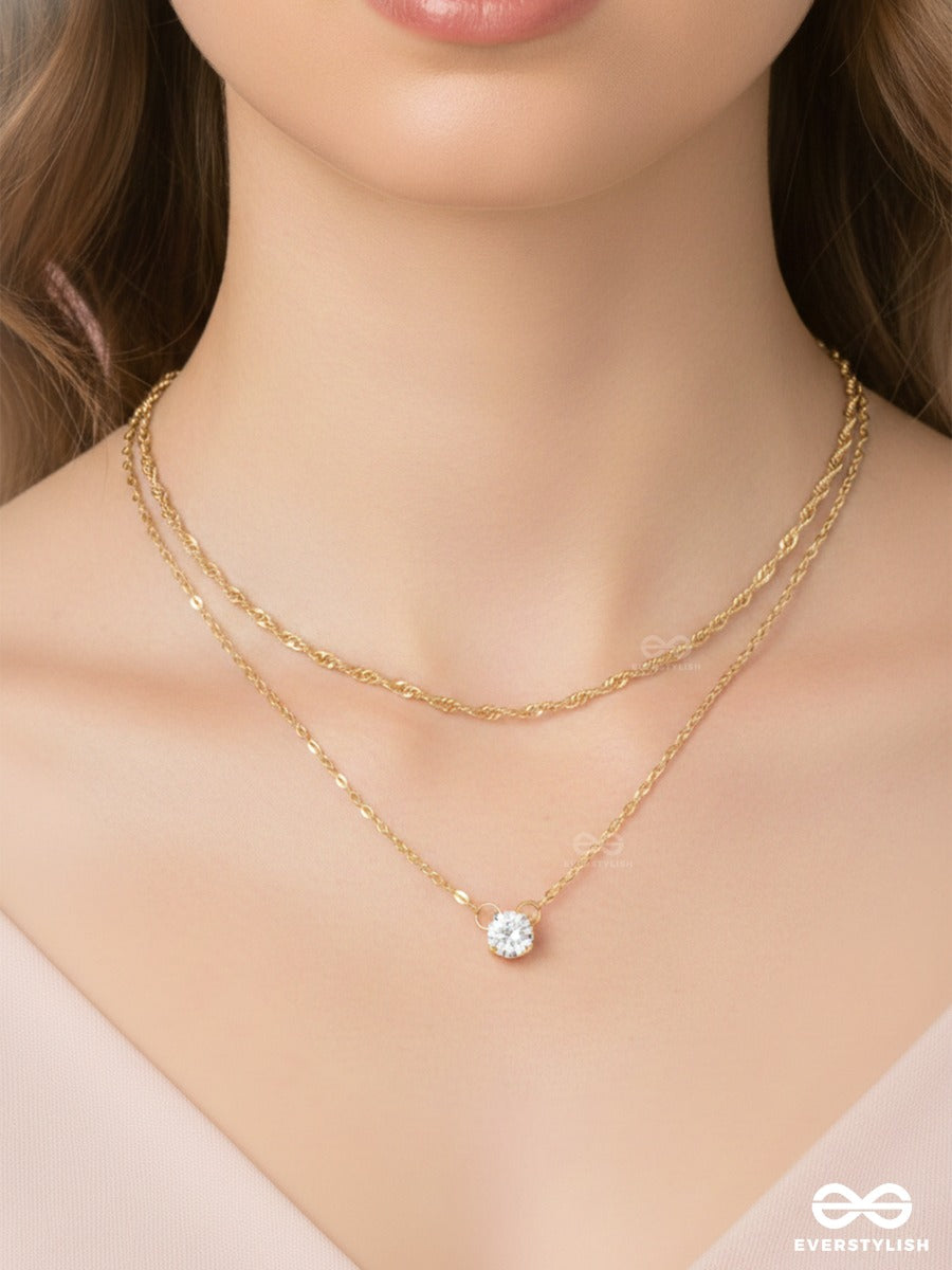 Featherlight - Double Strand Layered Necklace