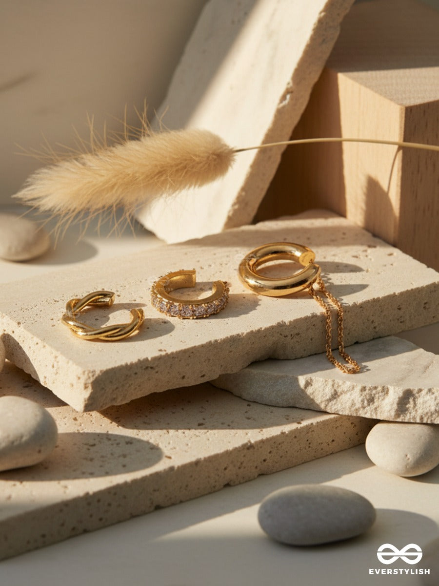 Cuff It Up - Golden Earcuff Set