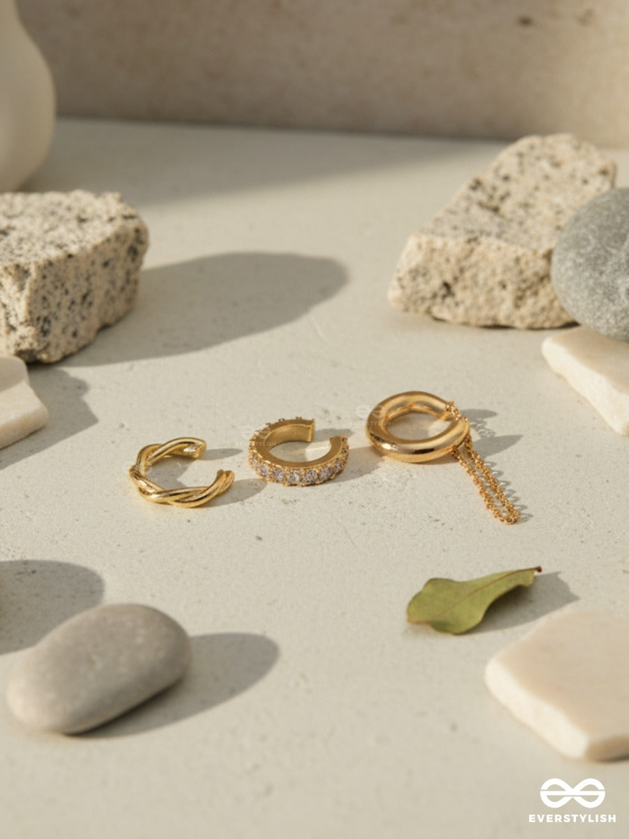 Cuff It Up - Golden Earcuff Set