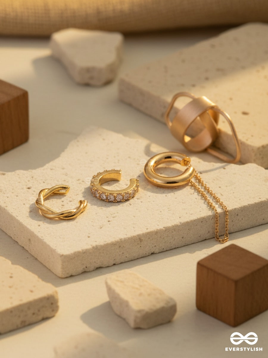 Cuff It Up - Golden Earcuff Set