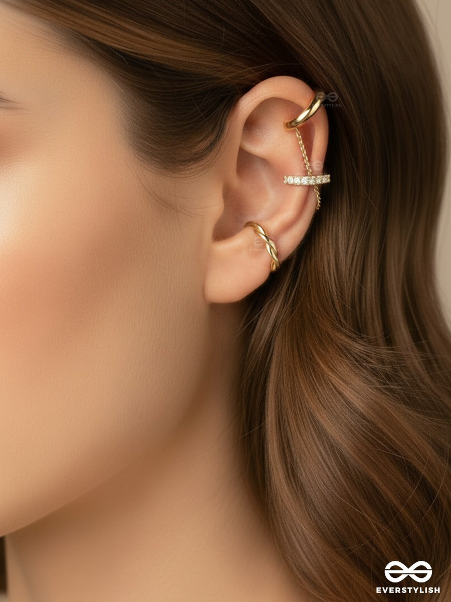 Cuff It Up - Golden Earcuff Set
