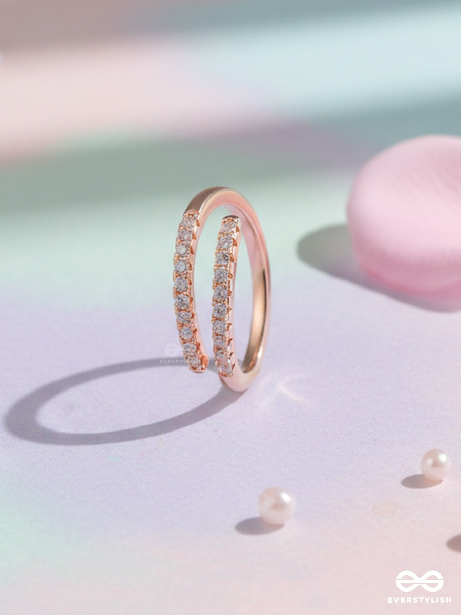 Twin Glint - Modern Gold Ring