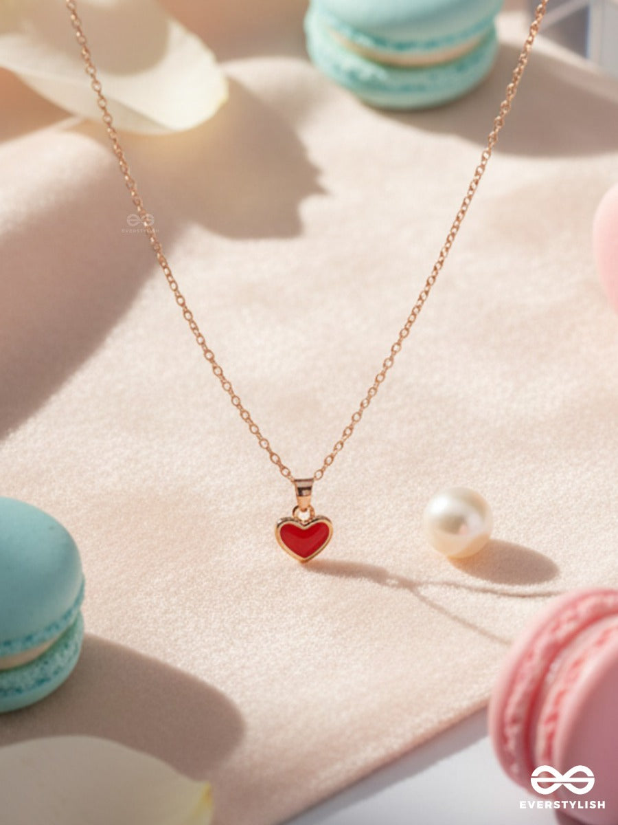 Cupid Note - Mini Heart Necklace