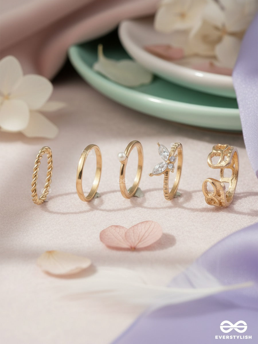 Romance Notes - Statement Ring Set