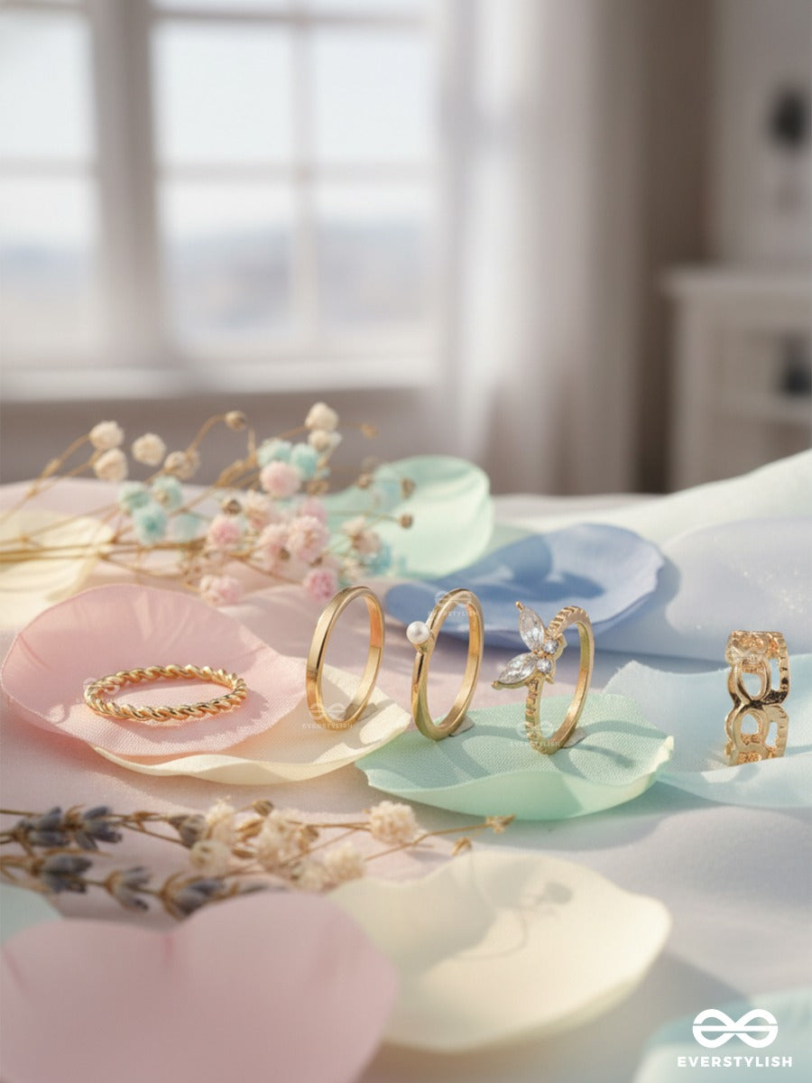 Romance Notes - Statement Ring Set
