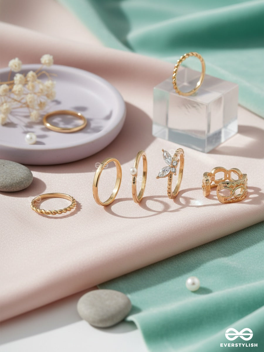 Romance Notes - Statement Ring Set