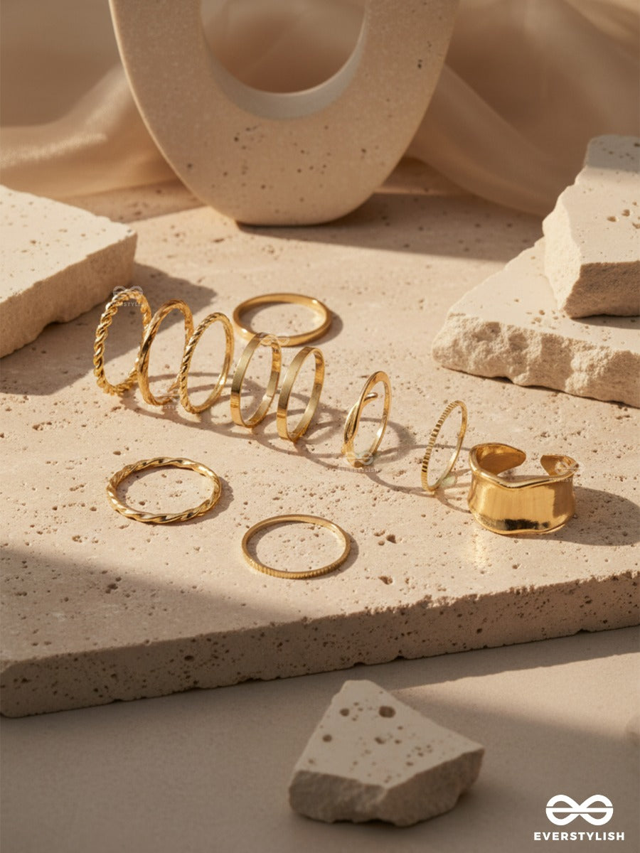 Ring It All - Everyday Gold Set
