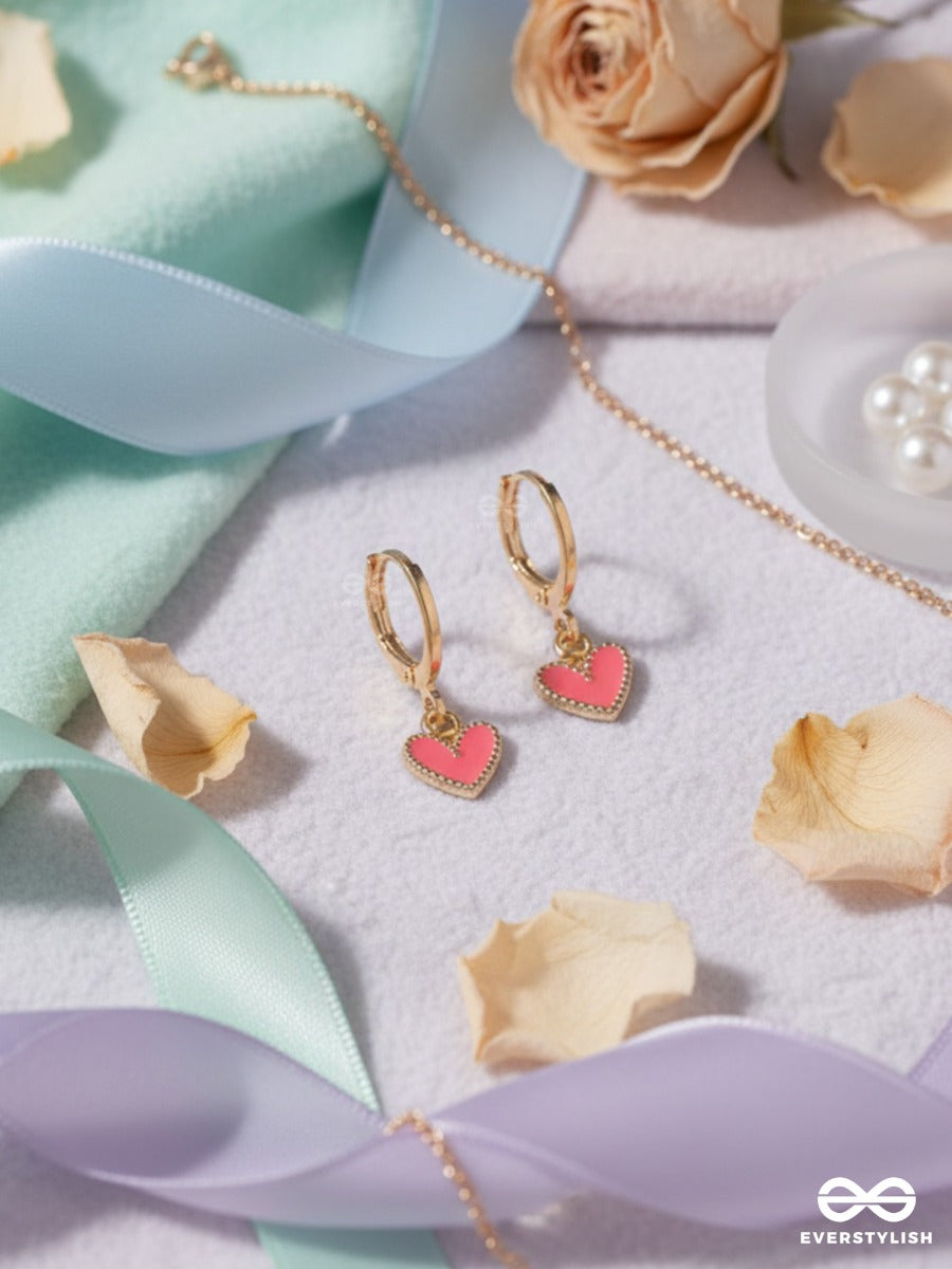 Sweet Crush - Heart Charm Earrings