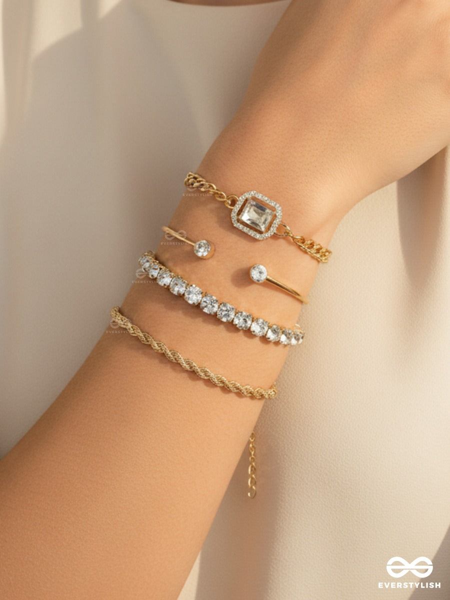 Spark Align - Mixed Texture Bracelet Set