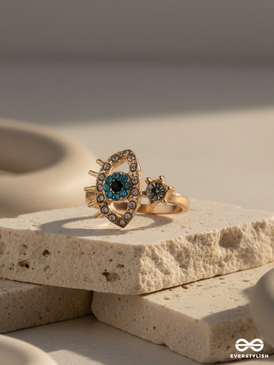 Cosmic Eye - Halo Stone Ring