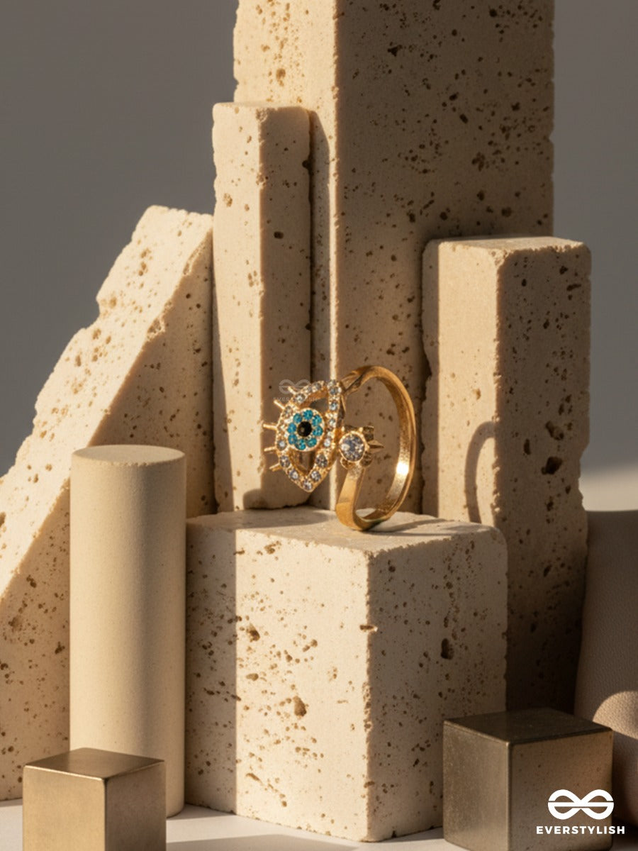 Cosmic Eye - Halo Stone Ring