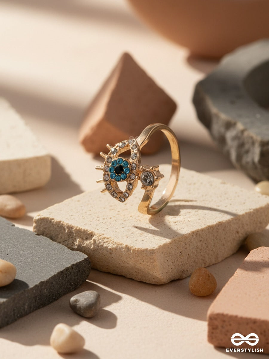 Cosmic Eye - Halo Stone Ring