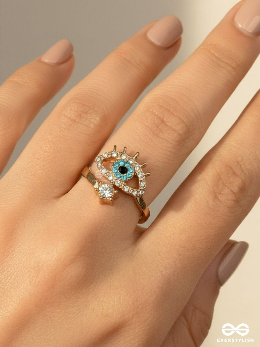Cosmic Eye - Halo Stone Ring