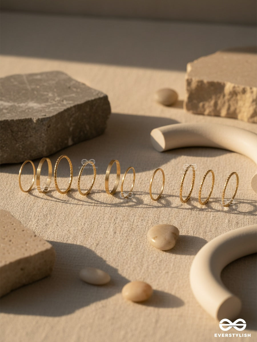 Gossamer - Feather-Thin Ring Set