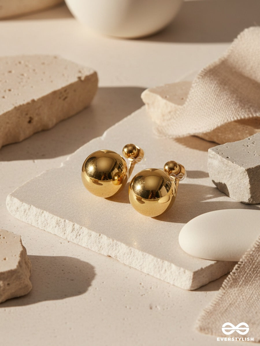 Pure Dot - Minimal Gold Stud Earrings