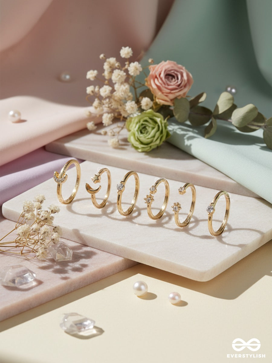 Star Notes - Contemporary Ring Set