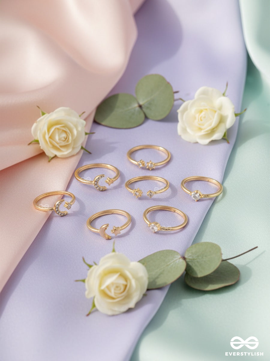 Star Notes - Contemporary Ring Set