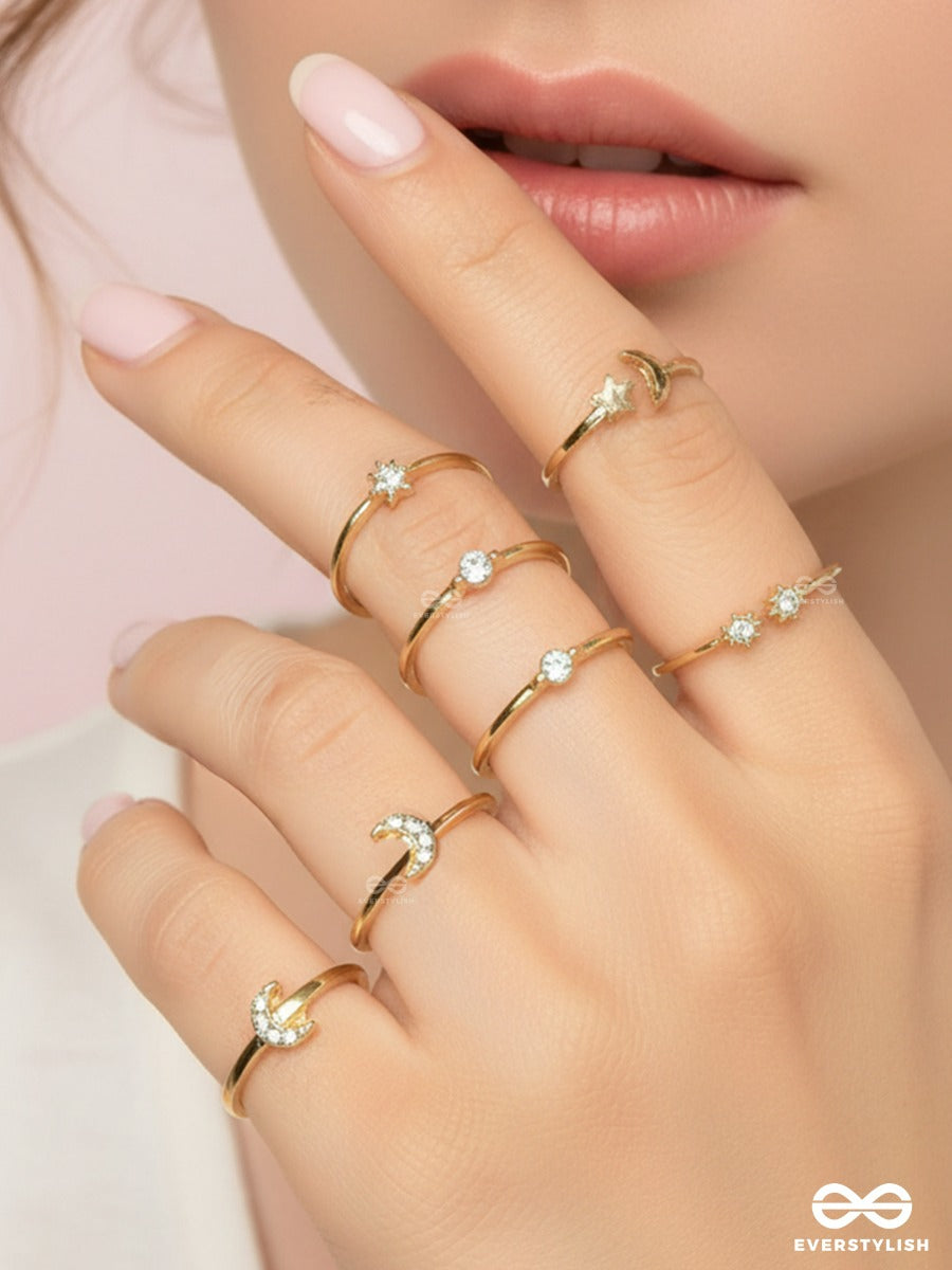 Star Notes - Contemporary Ring Set
