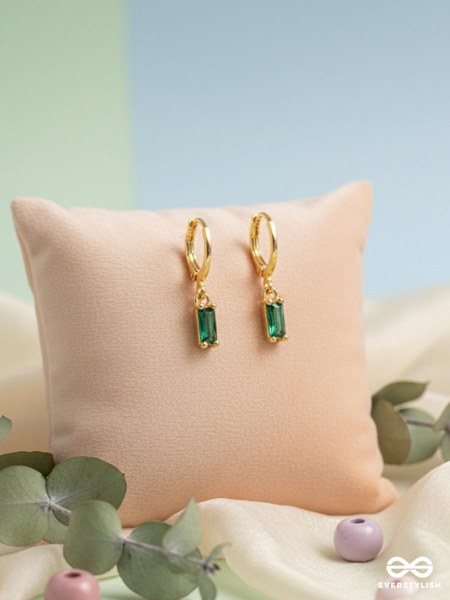 Green Crush - Drop Earrings