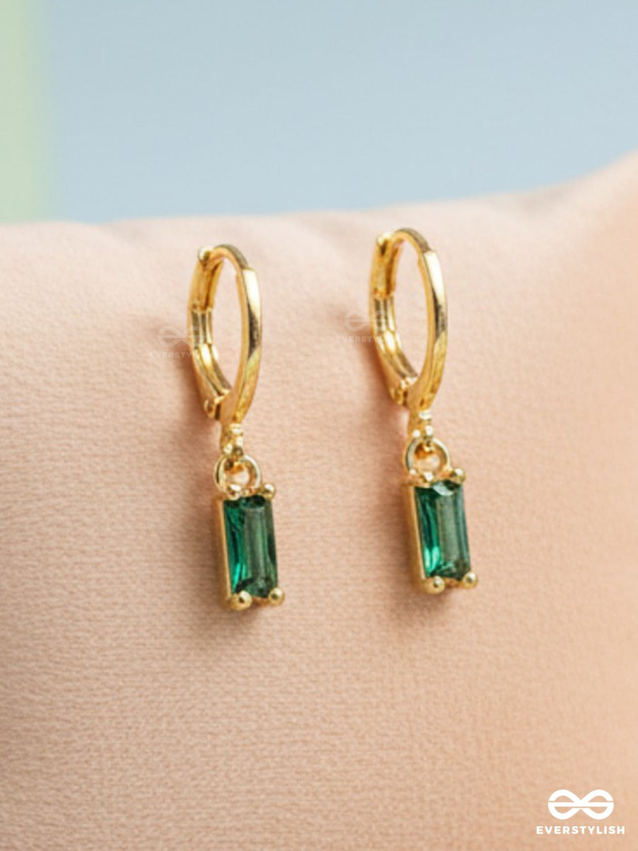 Green Crush - Drop Earrings