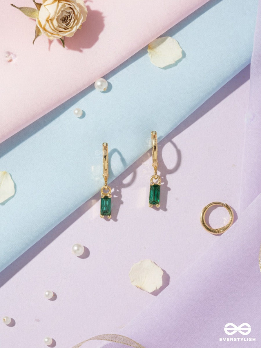 Green Crush - Drop Earrings