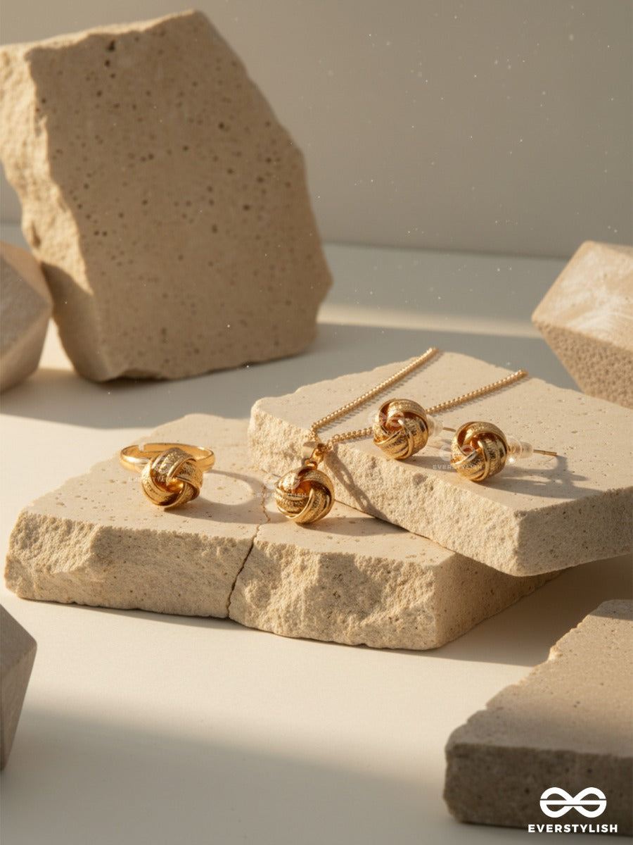 Sol Knot - Refined Sculptural Jewellery Set