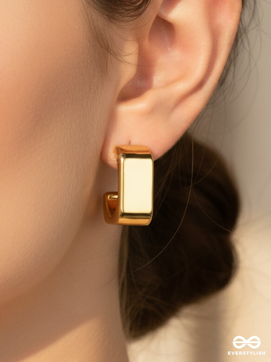 The Aurum Stack - Gold Stud Earrings Set