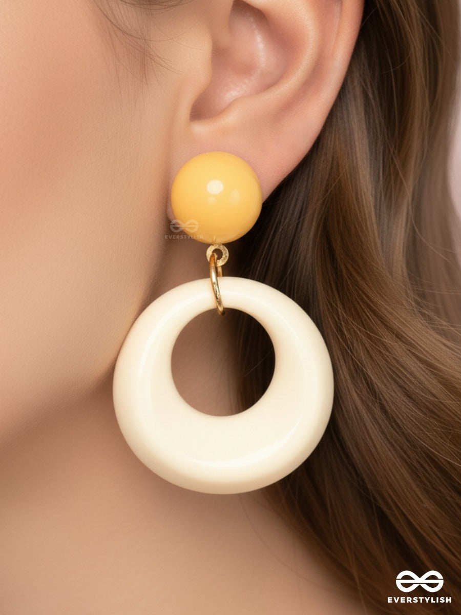 Citrus Pop - Statement Drop Earrings