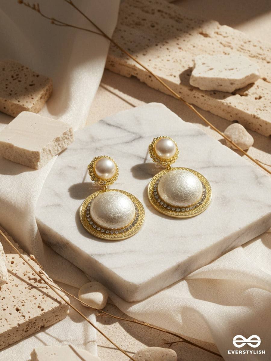 Royal Medallion - Statement Drop Earrings