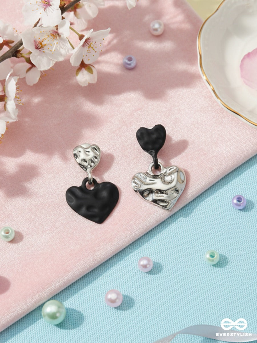 Midnight Mirror - Love Drop Earrings