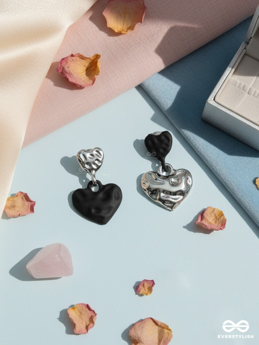 Midnight Mirror - Love Drop Earrings