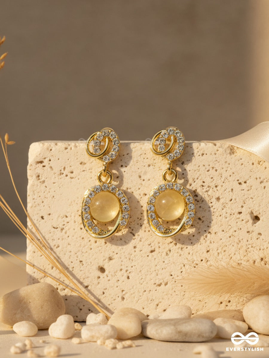 Aurelia Halo - Orbit Drop Earrings