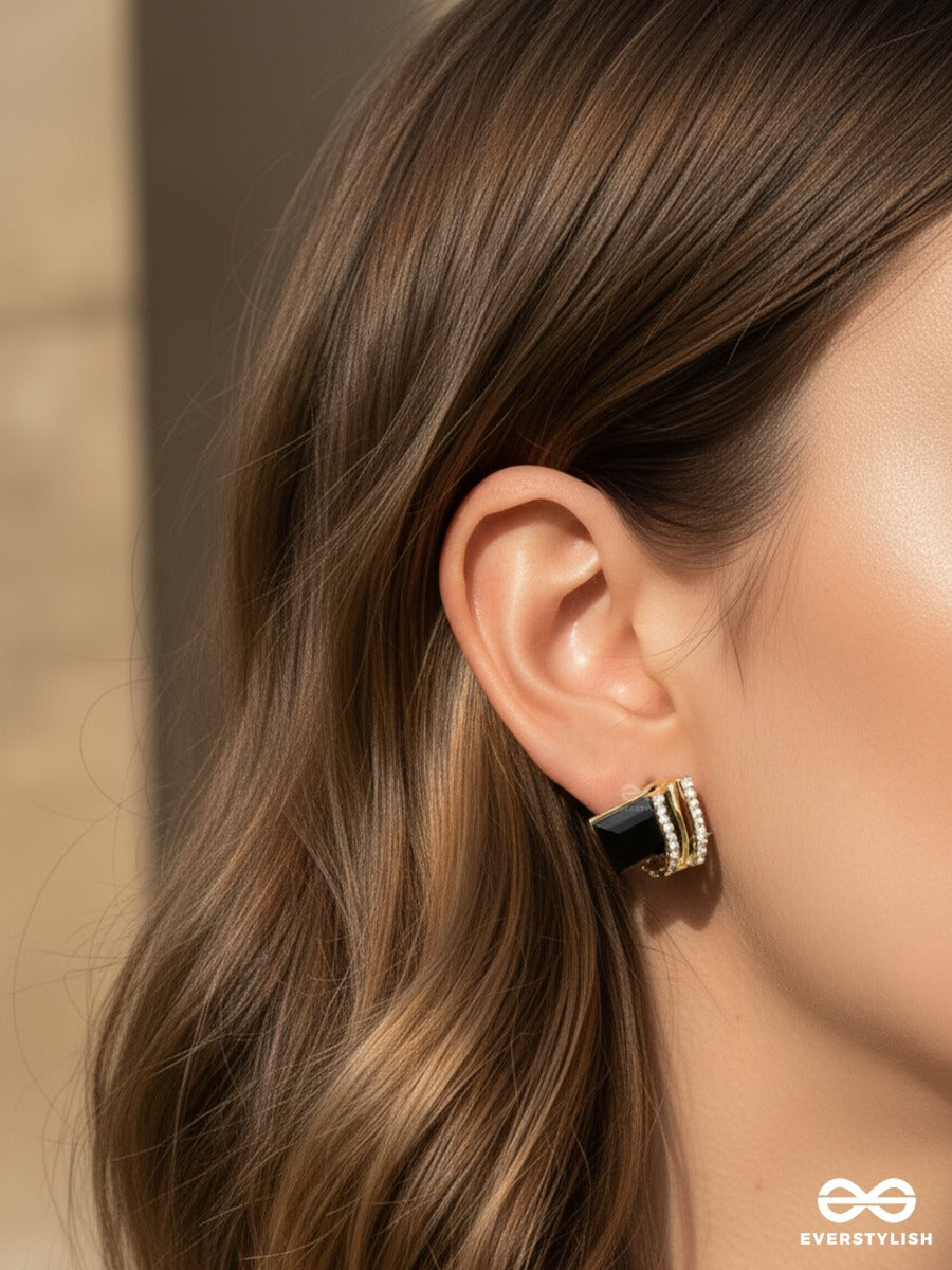 Midnight Empress - Glam Statement Earrings