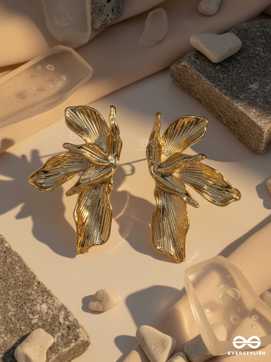 Bloom Swirl - Abstract Floral Earrings